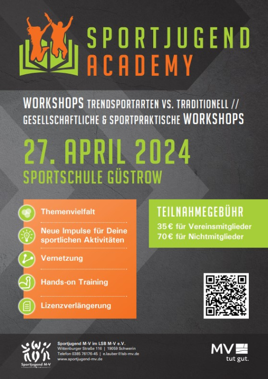 Sportjugend Academy Plakat