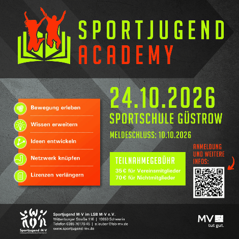 Plakat Sportjugend Academy Plakat Sportjugend Academy